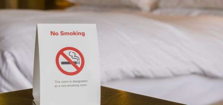 smoking is prohibited in hotel rooms